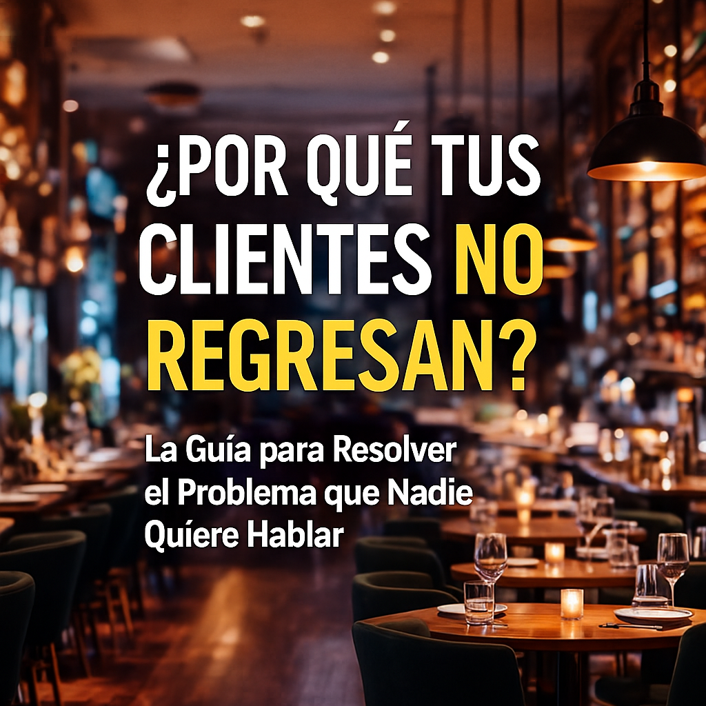 ¿POR QUÉ TUS CLIENTES NO REGRESAN? La Guía para Resolver el Problema que Nadie Quiere Hablar