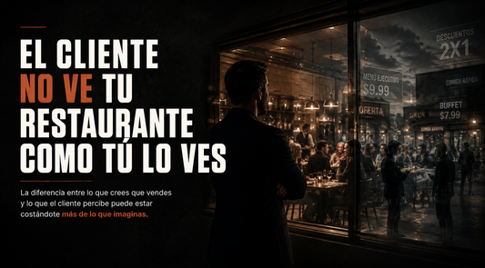 EL CLIENTE NO VE TU RESTAURANTE COMO TÚ LO VES