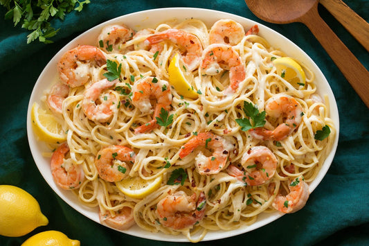 Pink Shrimp Scampi