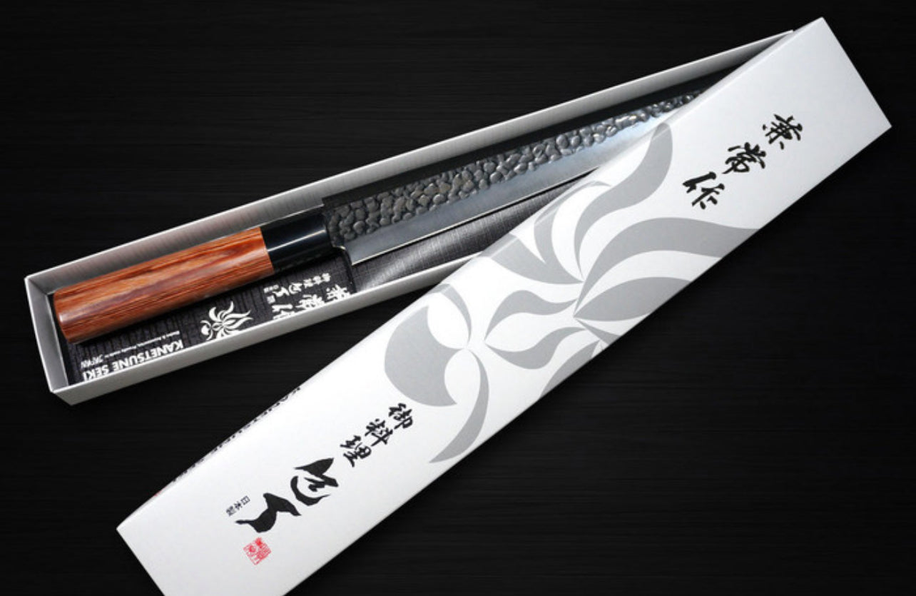 Kanetsune Stainless Steel Hammered Slicer