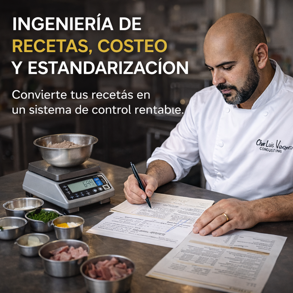 Ingeniería de Recetas, Costeo y Estandarización