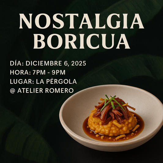 CENA NOSTALGIA BORICUA- ORLANDO