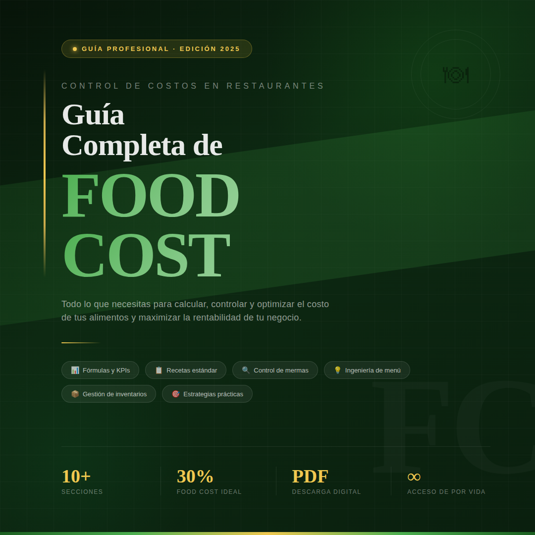 Control y Optimización de Costos en Alimentos y Bebidas