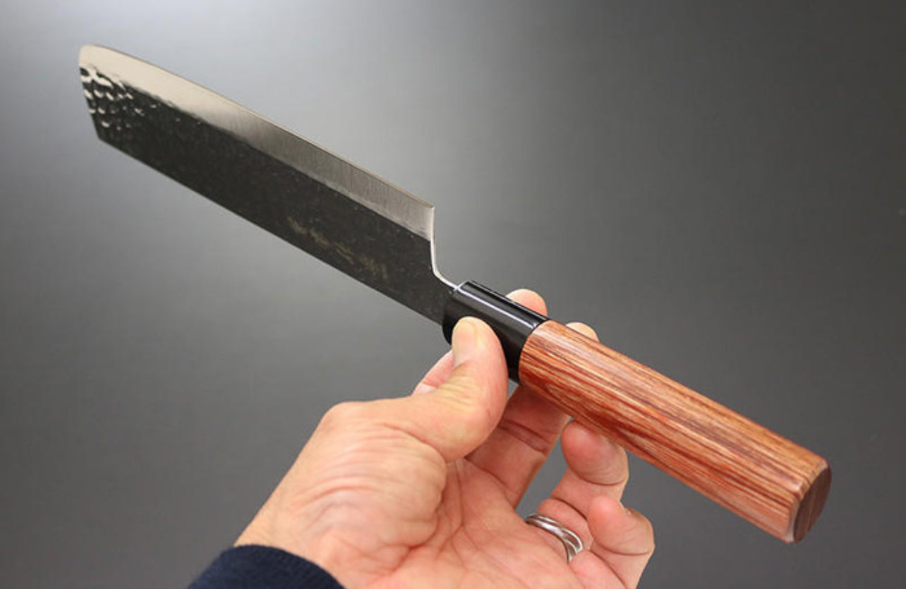 Kanetsune Hammered Japanese Nakiri