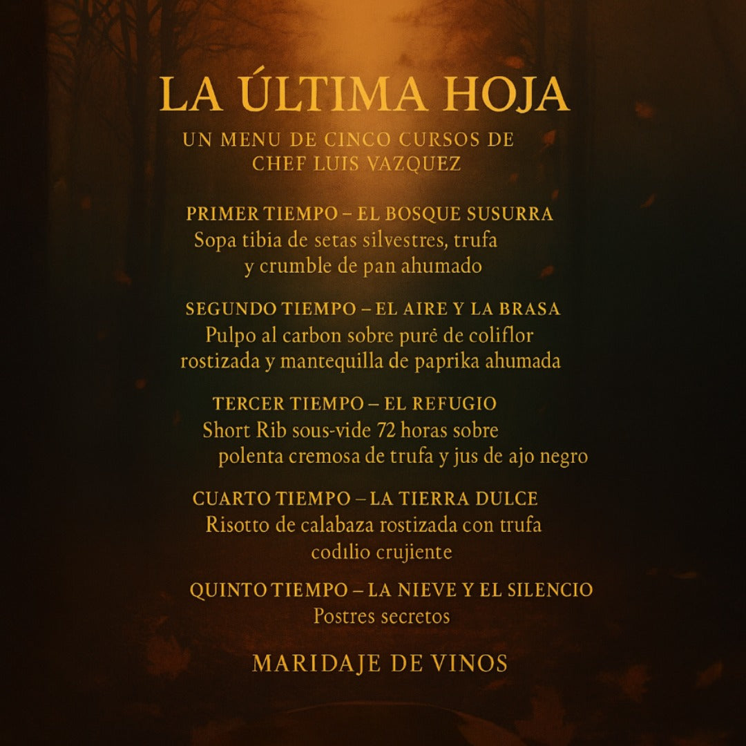 CENA LA ÚLTIMA HOJA - PUERTO RICO